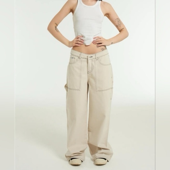 NWT Ragged Priest Stone Carpenter Cargo in Stone - Picture 1 of 7